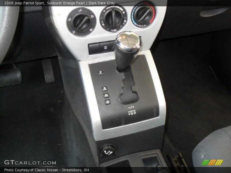 Sunburst Orange Pearl / Dark Slate Gray 2008 Jeep Patriot Sport