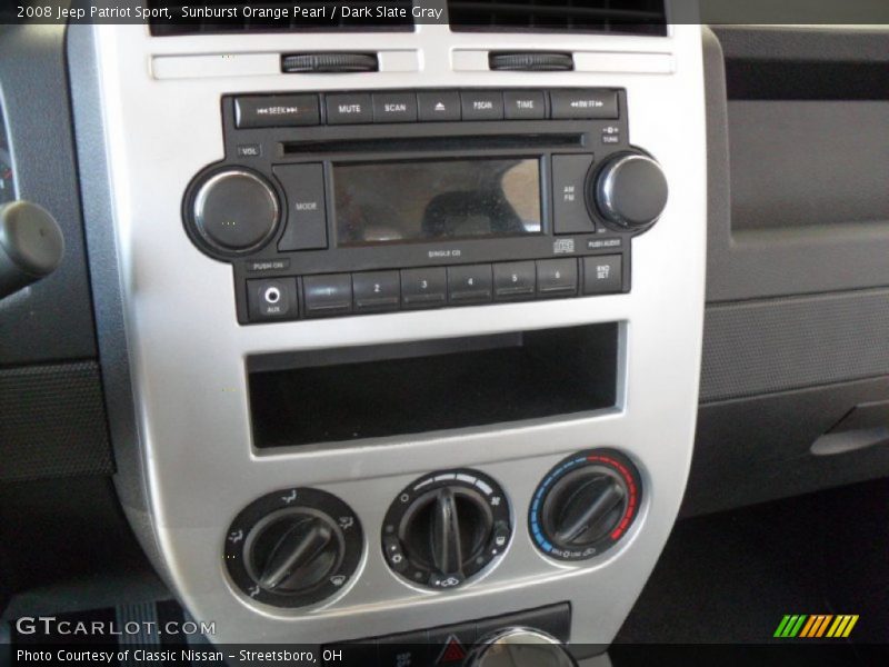 Sunburst Orange Pearl / Dark Slate Gray 2008 Jeep Patriot Sport