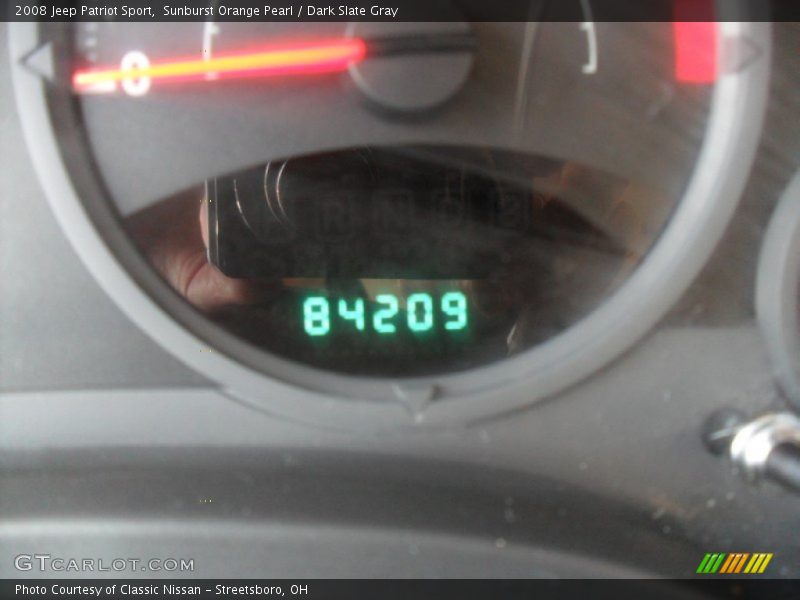 Sunburst Orange Pearl / Dark Slate Gray 2008 Jeep Patriot Sport