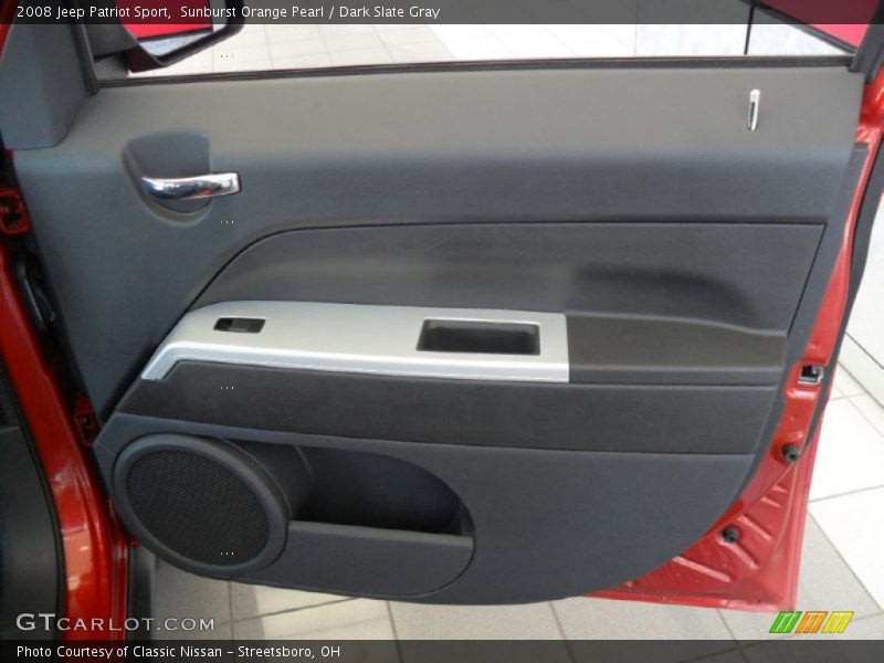 Sunburst Orange Pearl / Dark Slate Gray 2008 Jeep Patriot Sport