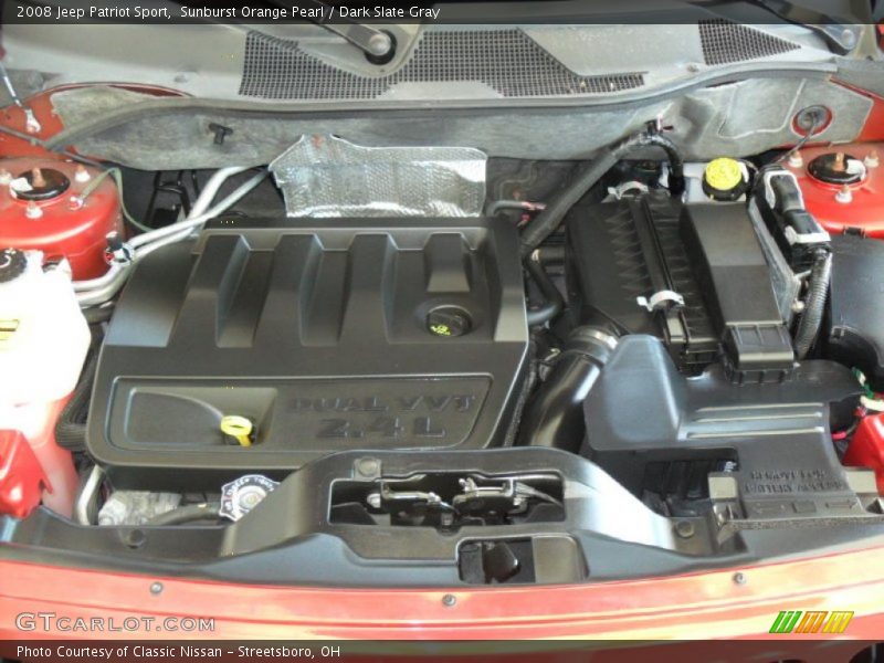 Sunburst Orange Pearl / Dark Slate Gray 2008 Jeep Patriot Sport