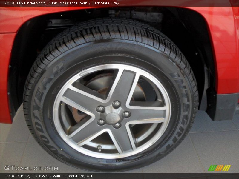 Sunburst Orange Pearl / Dark Slate Gray 2008 Jeep Patriot Sport
