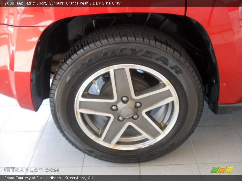 Sunburst Orange Pearl / Dark Slate Gray 2008 Jeep Patriot Sport