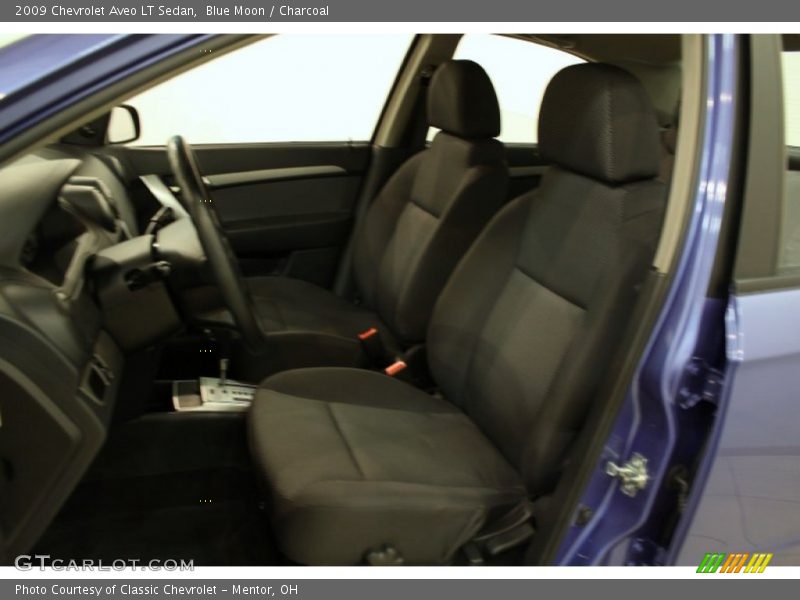 Blue Moon / Charcoal 2009 Chevrolet Aveo LT Sedan