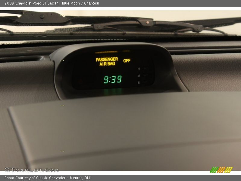 Blue Moon / Charcoal 2009 Chevrolet Aveo LT Sedan