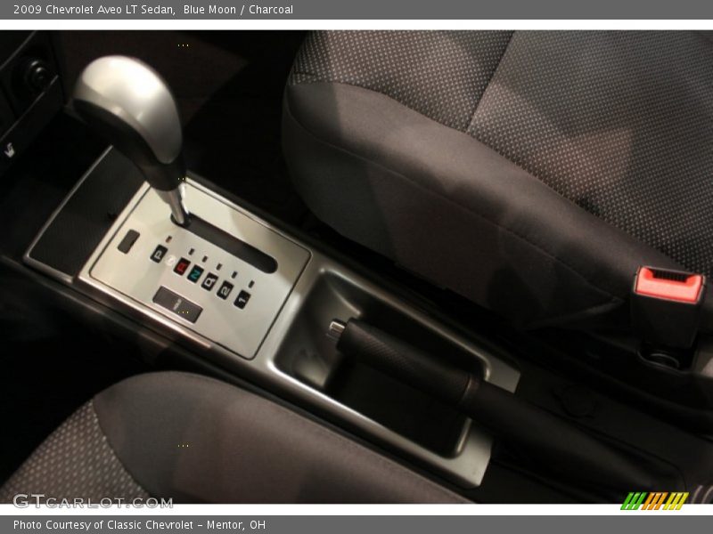 Blue Moon / Charcoal 2009 Chevrolet Aveo LT Sedan