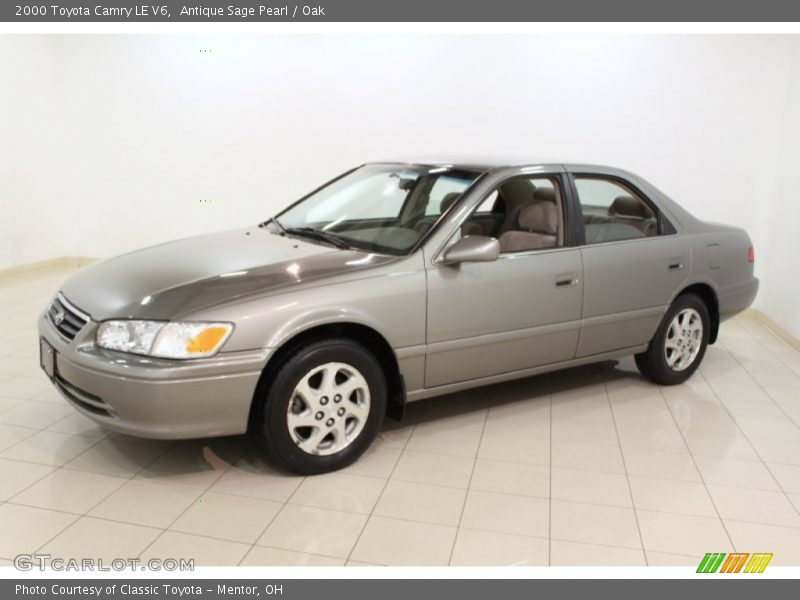 Antique Sage Pearl / Oak 2000 Toyota Camry LE V6