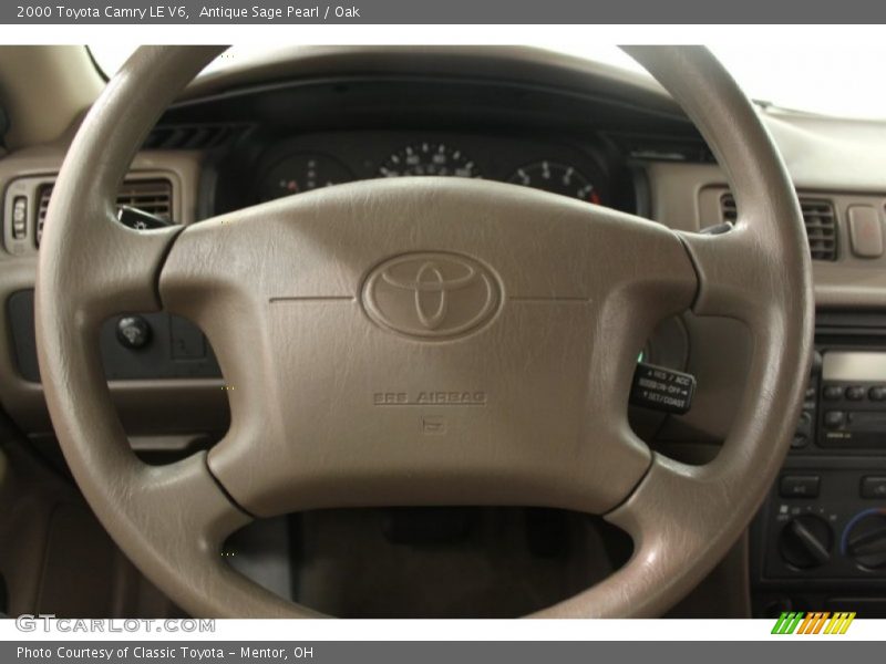 Antique Sage Pearl / Oak 2000 Toyota Camry LE V6