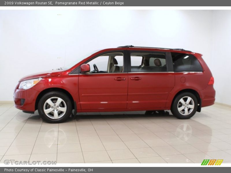 Pomegranate Red Metallic / Ceylon Beige 2009 Volkswagen Routan SE