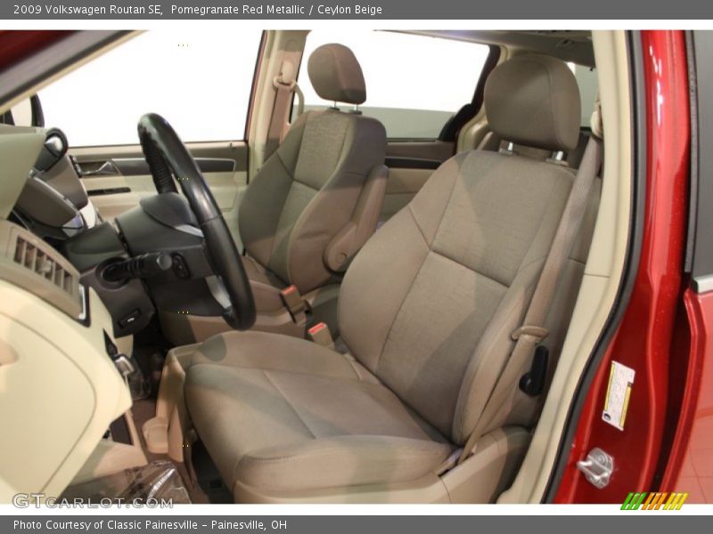 Pomegranate Red Metallic / Ceylon Beige 2009 Volkswagen Routan SE