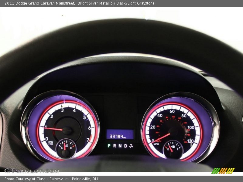 Bright Silver Metallic / Black/Light Graystone 2011 Dodge Grand Caravan Mainstreet