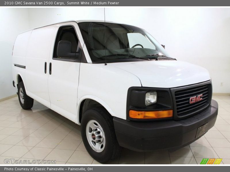 Summit White / Medium Pewter 2010 GMC Savana Van 2500 Cargo