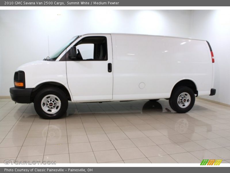 Summit White / Medium Pewter 2010 GMC Savana Van 2500 Cargo