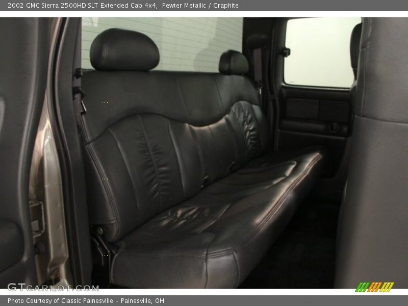 Pewter Metallic / Graphite 2002 GMC Sierra 2500HD SLT Extended Cab 4x4