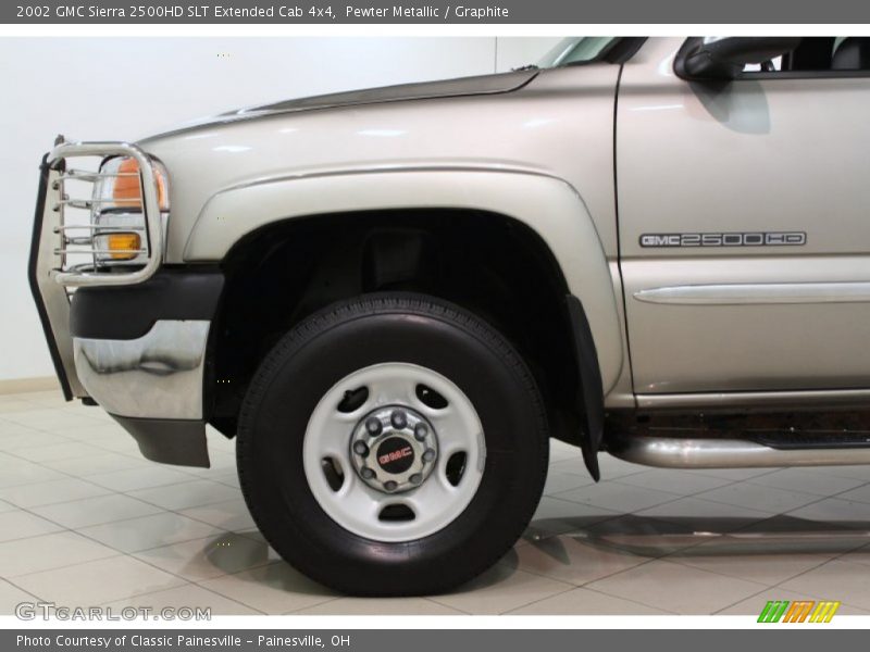Pewter Metallic / Graphite 2002 GMC Sierra 2500HD SLT Extended Cab 4x4