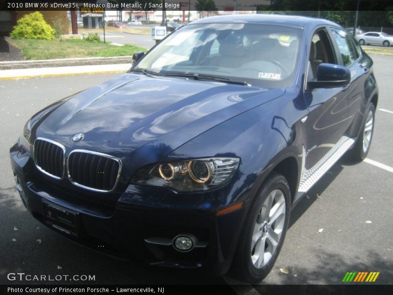 Monaco Blue Metallic / Sand Beige 2010 BMW X6 xDrive35i