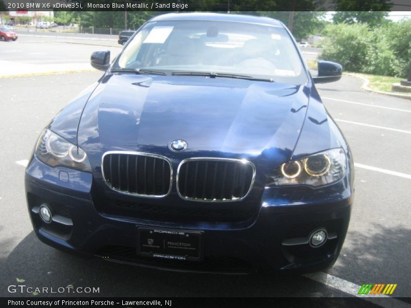 Monaco Blue Metallic / Sand Beige 2010 BMW X6 xDrive35i