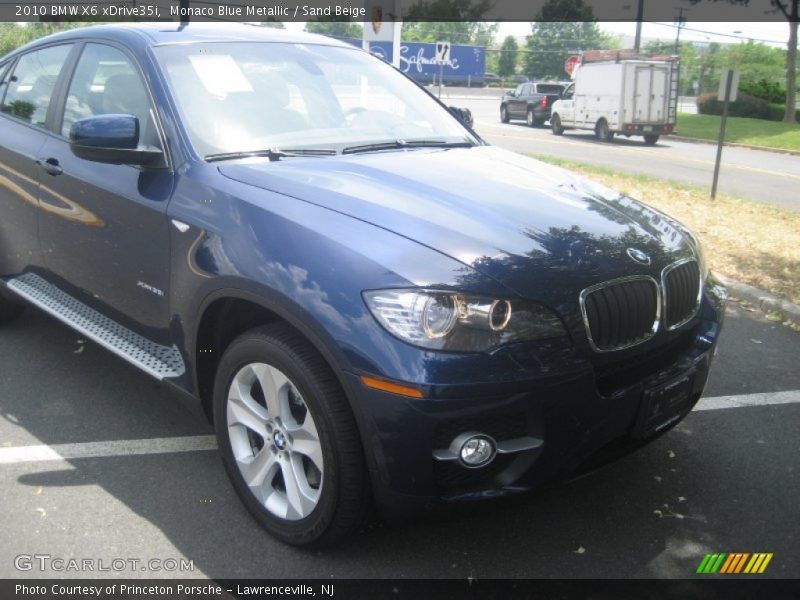 Monaco Blue Metallic / Sand Beige 2010 BMW X6 xDrive35i