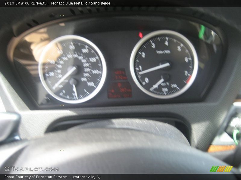Monaco Blue Metallic / Sand Beige 2010 BMW X6 xDrive35i