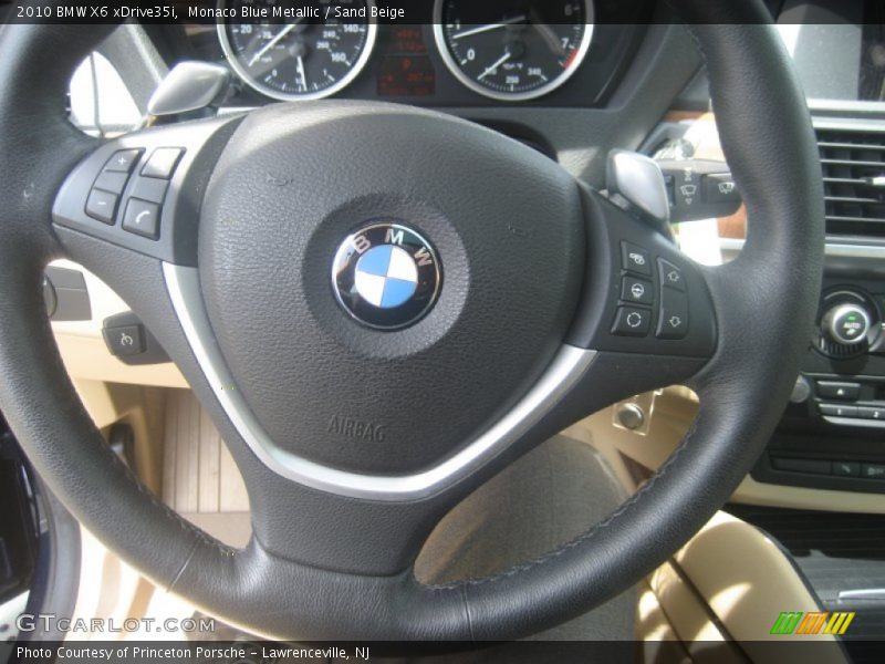 Monaco Blue Metallic / Sand Beige 2010 BMW X6 xDrive35i