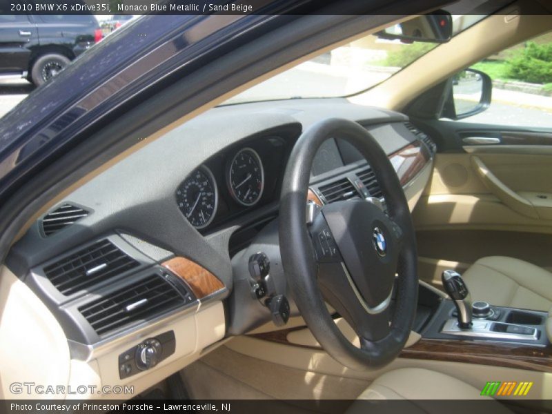 Monaco Blue Metallic / Sand Beige 2010 BMW X6 xDrive35i