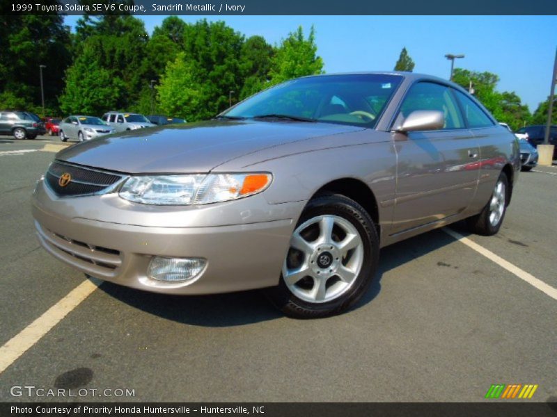 Sandrift Metallic / Ivory 1999 Toyota Solara SE V6 Coupe