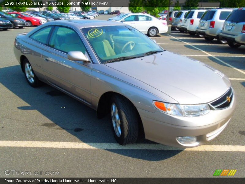 Sandrift Metallic / Ivory 1999 Toyota Solara SE V6 Coupe