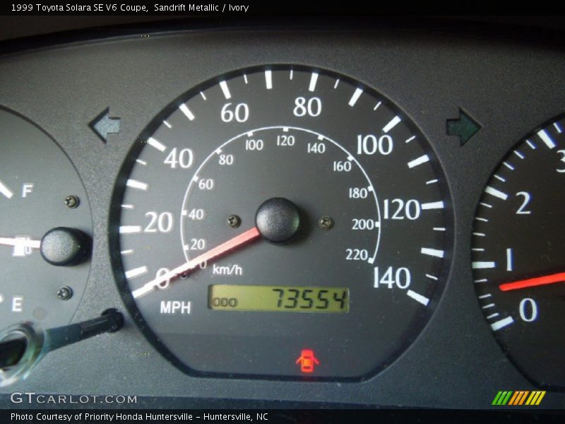 Sandrift Metallic / Ivory 1999 Toyota Solara SE V6 Coupe