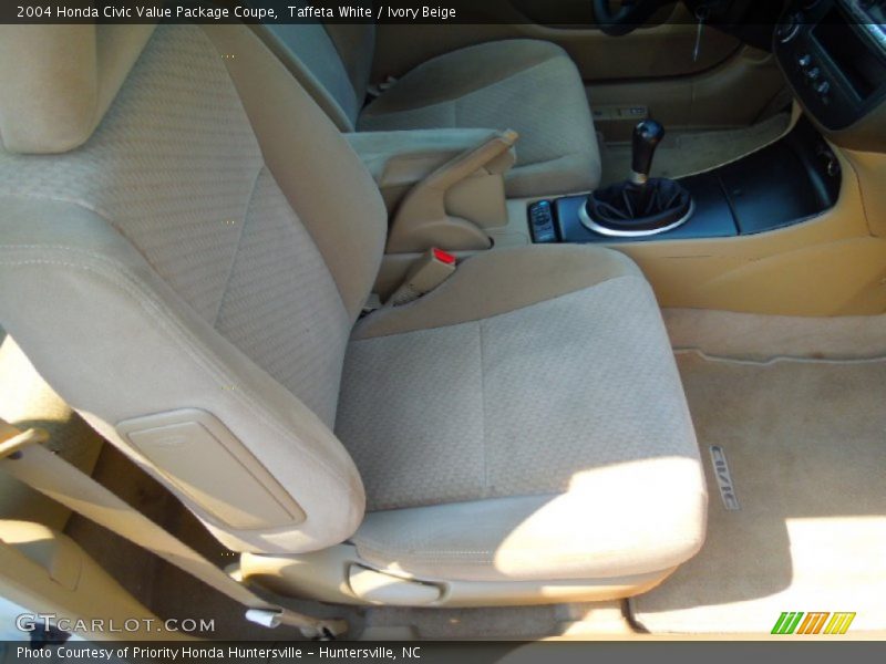 Taffeta White / Ivory Beige 2004 Honda Civic Value Package Coupe