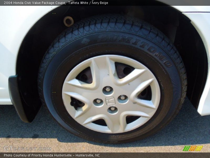 Taffeta White / Ivory Beige 2004 Honda Civic Value Package Coupe