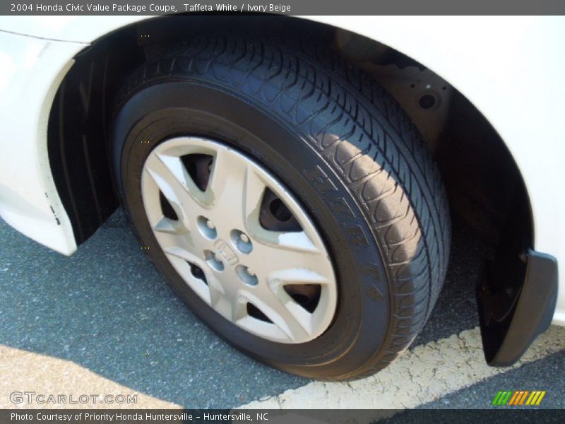 Taffeta White / Ivory Beige 2004 Honda Civic Value Package Coupe