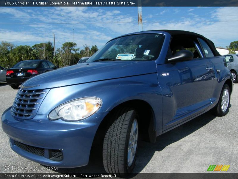 Marine Blue Pearl / Pastel Slate Gray 2006 Chrysler PT Cruiser Convertible