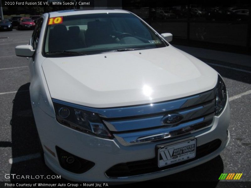 White Suede / Camel 2010 Ford Fusion SE V6
