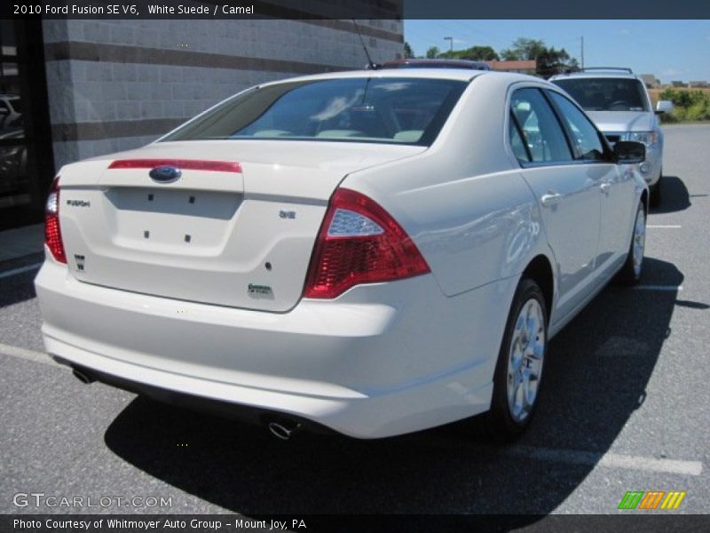 White Suede / Camel 2010 Ford Fusion SE V6