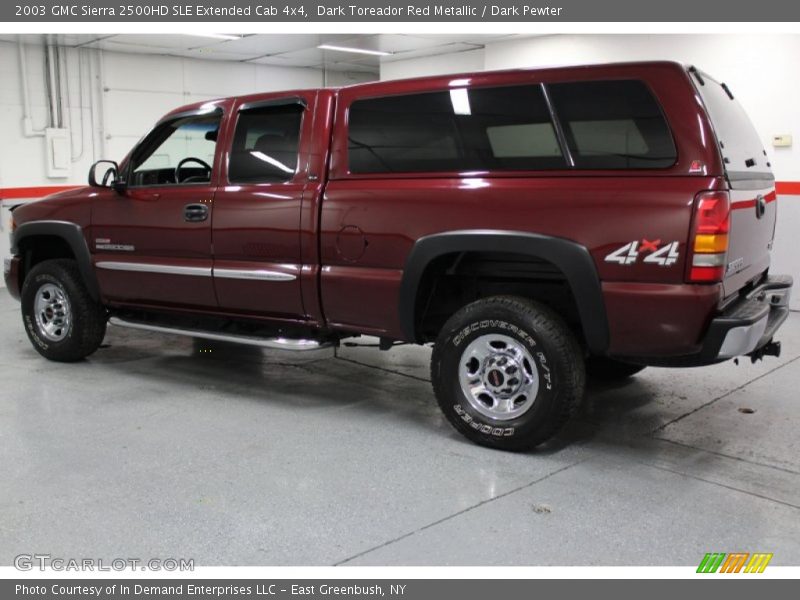 Dark Toreador Red Metallic / Dark Pewter 2003 GMC Sierra 2500HD SLE Extended Cab 4x4