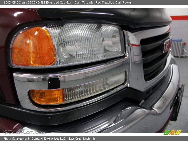 Dark Toreador Red Metallic / Dark Pewter 2003 GMC Sierra 2500HD SLE Extended Cab 4x4