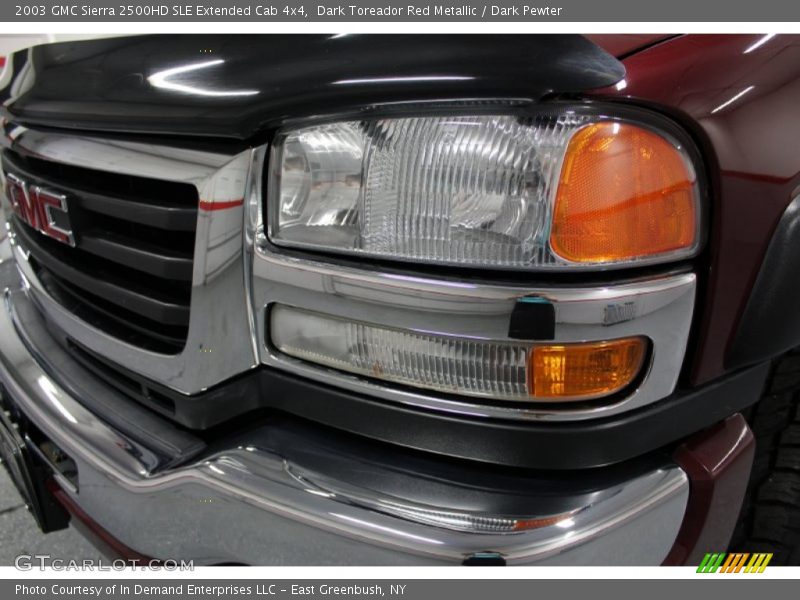 Dark Toreador Red Metallic / Dark Pewter 2003 GMC Sierra 2500HD SLE Extended Cab 4x4