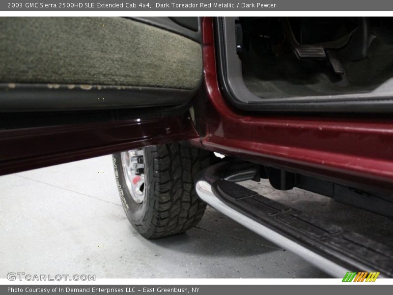 Dark Toreador Red Metallic / Dark Pewter 2003 GMC Sierra 2500HD SLE Extended Cab 4x4