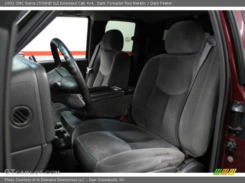 Dark Toreador Red Metallic / Dark Pewter 2003 GMC Sierra 2500HD SLE Extended Cab 4x4