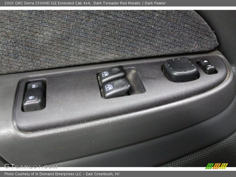 Dark Toreador Red Metallic / Dark Pewter 2003 GMC Sierra 2500HD SLE Extended Cab 4x4
