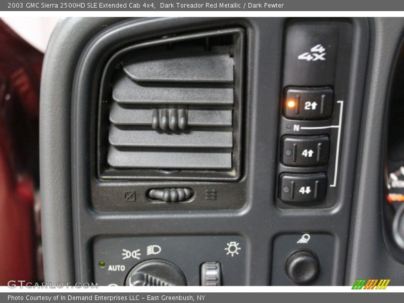 Dark Toreador Red Metallic / Dark Pewter 2003 GMC Sierra 2500HD SLE Extended Cab 4x4