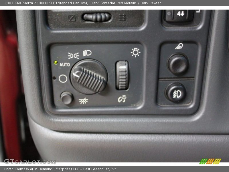 Dark Toreador Red Metallic / Dark Pewter 2003 GMC Sierra 2500HD SLE Extended Cab 4x4