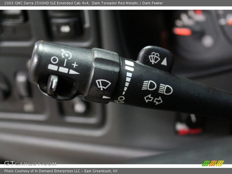 Dark Toreador Red Metallic / Dark Pewter 2003 GMC Sierra 2500HD SLE Extended Cab 4x4