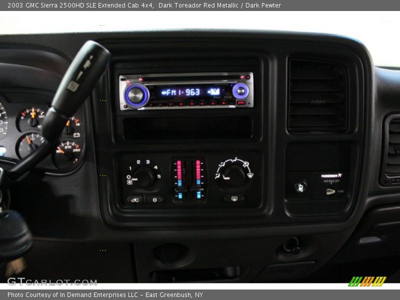 Dark Toreador Red Metallic / Dark Pewter 2003 GMC Sierra 2500HD SLE Extended Cab 4x4