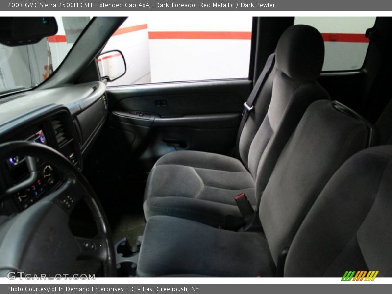Dark Toreador Red Metallic / Dark Pewter 2003 GMC Sierra 2500HD SLE Extended Cab 4x4