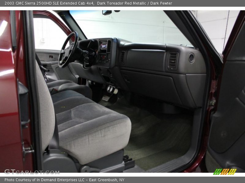 Dark Toreador Red Metallic / Dark Pewter 2003 GMC Sierra 2500HD SLE Extended Cab 4x4