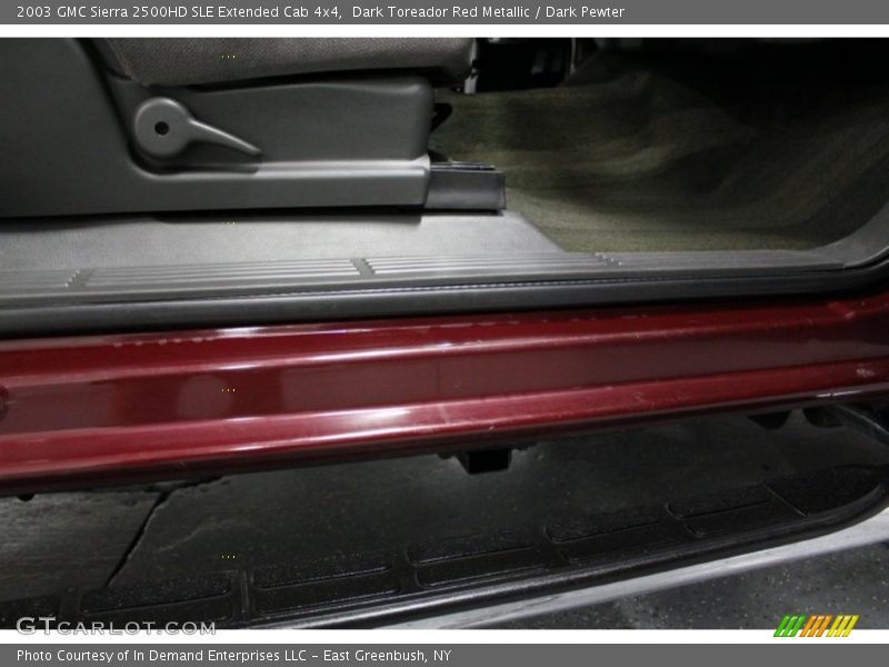 Dark Toreador Red Metallic / Dark Pewter 2003 GMC Sierra 2500HD SLE Extended Cab 4x4
