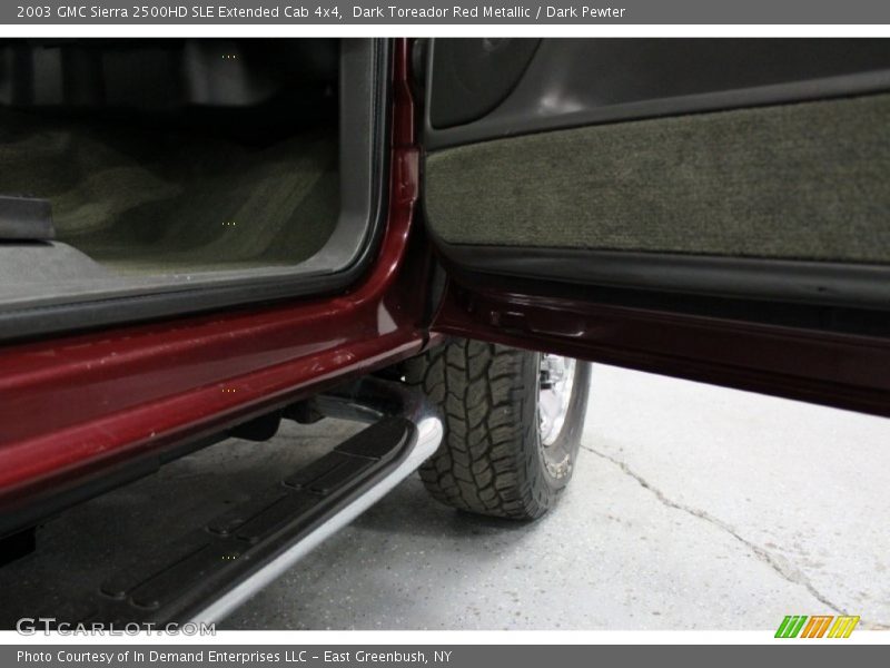 Dark Toreador Red Metallic / Dark Pewter 2003 GMC Sierra 2500HD SLE Extended Cab 4x4