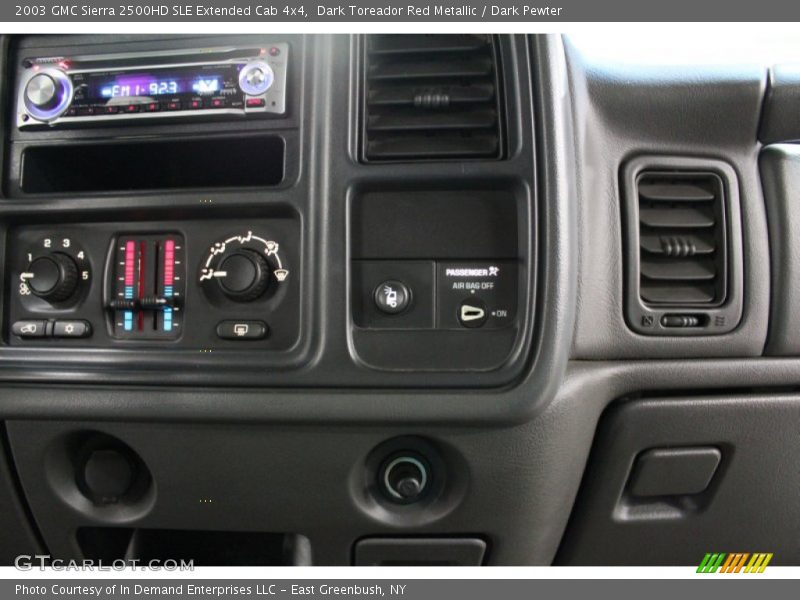Dark Toreador Red Metallic / Dark Pewter 2003 GMC Sierra 2500HD SLE Extended Cab 4x4