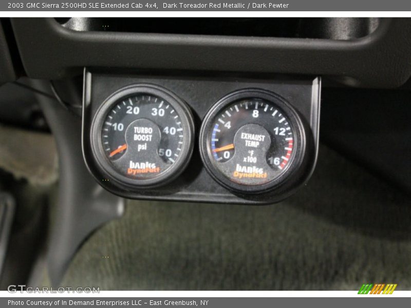 Dark Toreador Red Metallic / Dark Pewter 2003 GMC Sierra 2500HD SLE Extended Cab 4x4